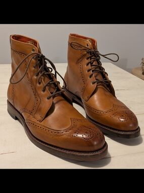 Allen Edmonds Dalton Boots - Walnut